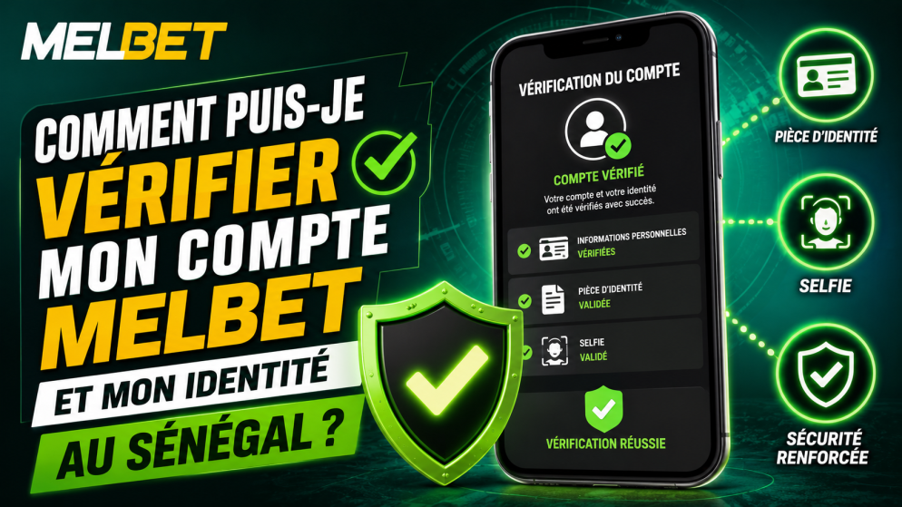 Comment puis-je vérifier mon compte Melbet et mon identité au Sénégal ?
