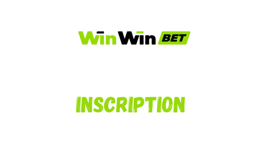 WinWinBET logo above the bold lime green word INSCRIPTION on a white background.