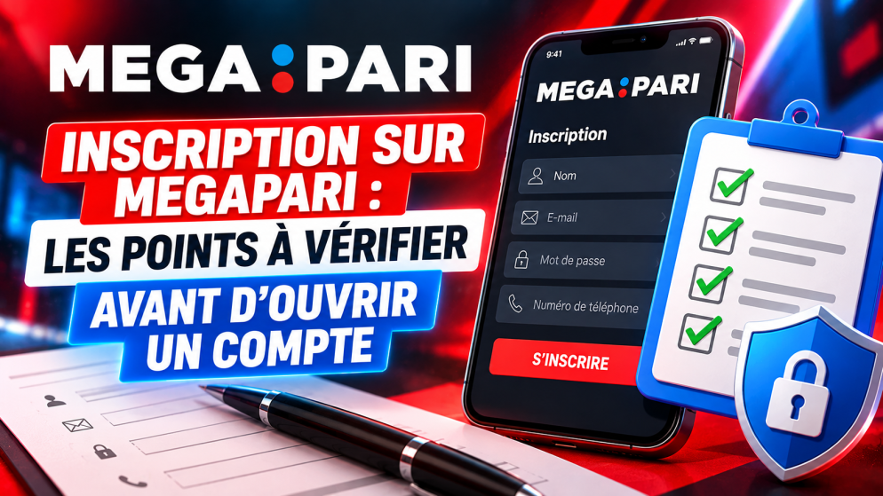 Inscription sur Megapari : les points à vérifier avant d&rsquo;ouvrir un compte